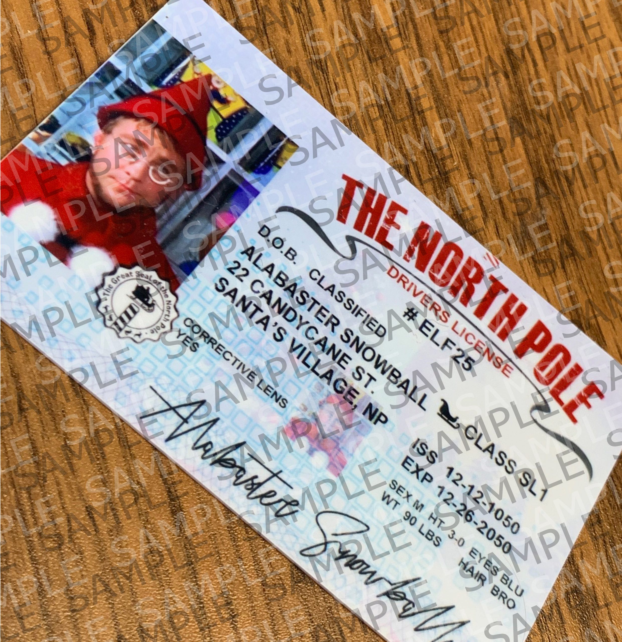  Printable Santa Driving Licence Template Free Printable Templates